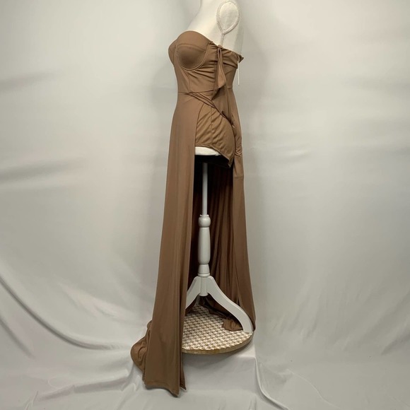Blithe | Tan Bodycon Bodysuit Dress, Size M - Picture 2 of 5